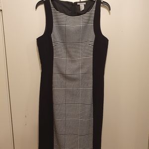 Black and white office dress